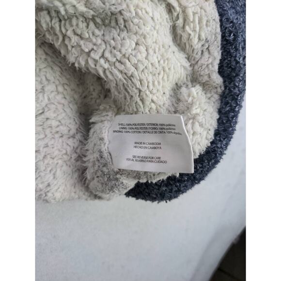 Orvis Classic Collection 1/4 Zip Pullover Sweater Size L Blue Fleece - Picture 8 of 10